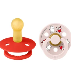 BIBS Sutter*x Moomin Colour Sutter - Str. 2 - 2-pak - Candy Apple Mix