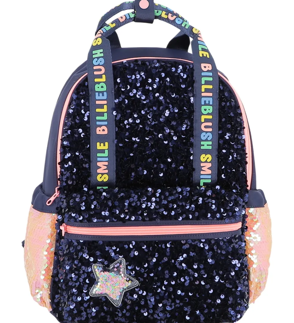 Billieblush Rygsække*Rygsæk - Navy m. Palietter