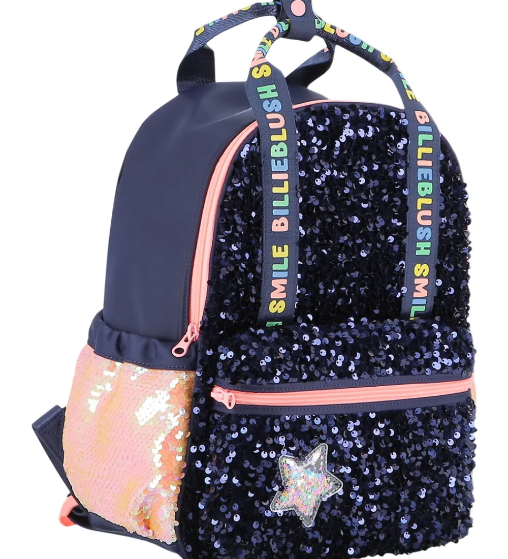 Billieblush Rygsække*Rygsæk - Navy m. Palietter