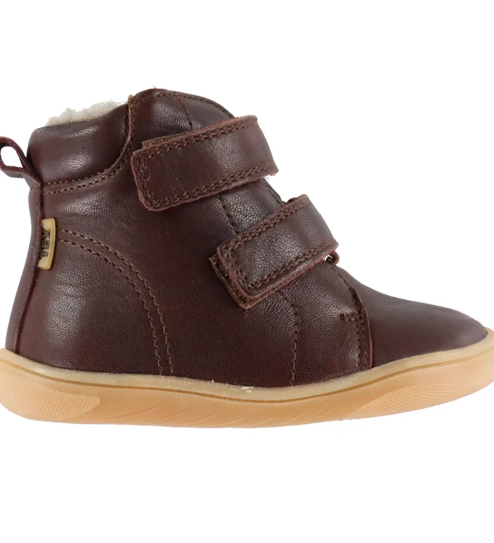 Vinterstøvler-Bisgaard Vinterstøvler - Barefoot - Helmut - Tex - Dark Brown