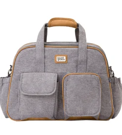 Senge|Pusletasker-Bizzi Growin Pusletaske/Rejseseng - POD - Windsor Grey