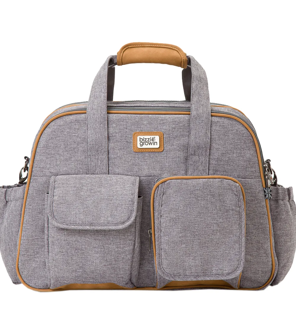 Senge|Pusletasker-Bizzi Growin Pusletaske/Rejseseng - POD - Windsor Grey