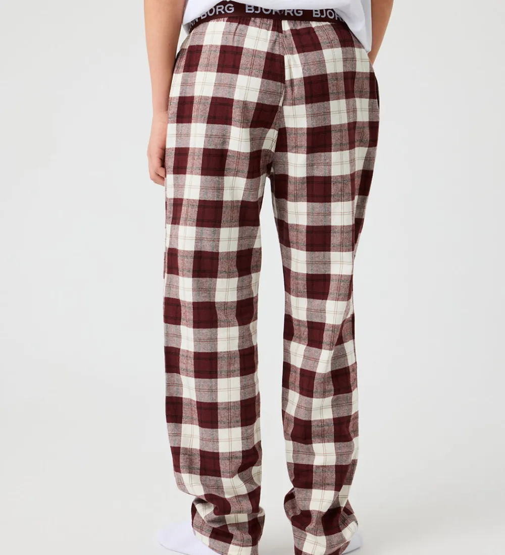 Nattøj-Björn Borg Pyjamas Bukser - Forest Tartan