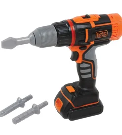 Legeværktøj-Black & Decker Legetøj - Boremaskine m. 3 Bor
