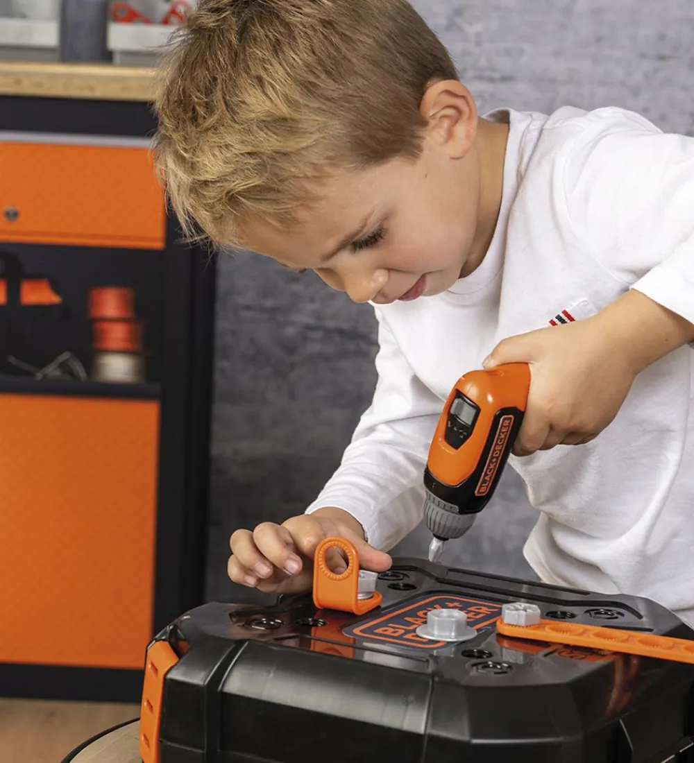 Smoby Rolleleg|Legeværktøj*Black & Decker Værktøjskasse - 36 dele