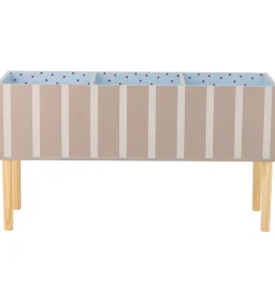Bloomingville Bokse Og Kasser|Opbevaring*Bogkasse - Salam - 90 cm - Brun m. Striber