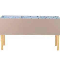 Bloomingville Bokse Og Kasser|Opbevaring*Bogkasse - Salam - 90 cm - Brun m. Striber