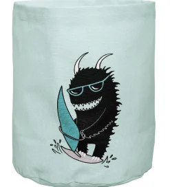 Opbevaringstæpper-Bloomingville Opbevaringspose - 35 cm - Mint m. Surfer Monster