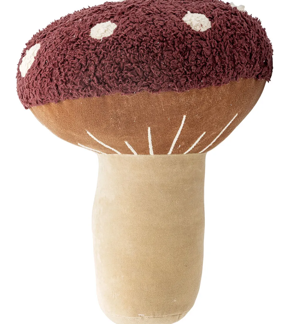 Bloomingville Pyntepuder*Pude - Mushroom - 40x38 cm - Rød