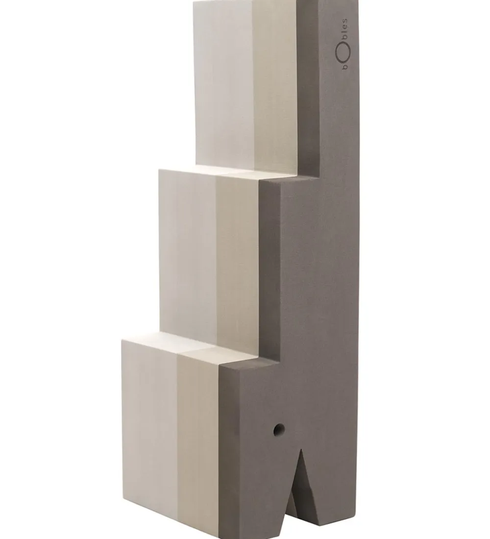 Tumledyr|Motorisk Legetøj-bObles Krokodille - 60x24x18 cm - Sand Grey