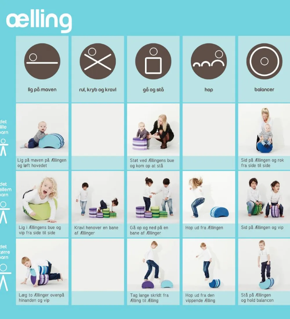 bObles Tumledyr|Tumlemøbler*Lille Ælling - 35x11,5x17,5 cm - Blå Marmor