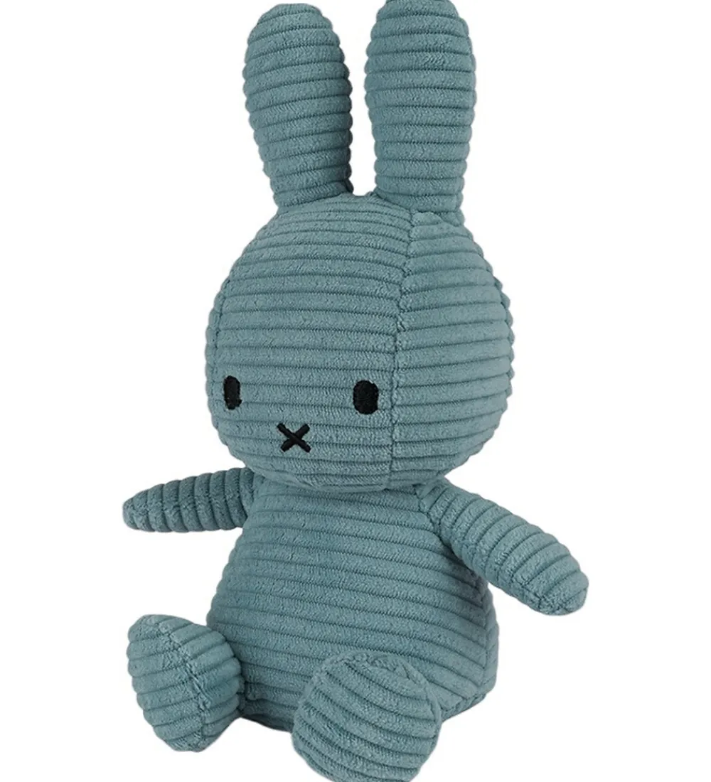 Bamser-Bon Ton Toys Bamse - 23 cm - Miffy ECO Corduroy - Aviator Blue