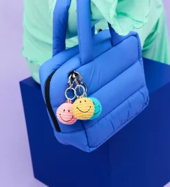Nøgleringe-Bon Ton Toys Nøglering - 4,5 cm - Smiley Keychain ECO Corduroy -