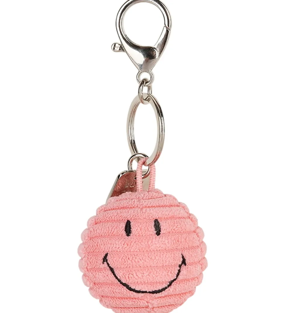 Bon Ton Toys Nøgleringe*Nøglering - 4,5 cm - Smiley Keychain ECO Corduroy -