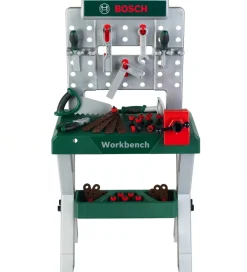 Bosch Mini Legeværktøj*Arbejdsbænk - Legetøj - Mørkegrøn/Sølv