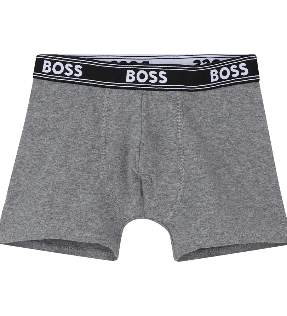Undertøj-BOSS Boxershorts - 5-pak - Sort/Gråmeleret