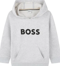 BOSS Hættetrøjer*Hættetrøje - Gråmeleret m. Logo