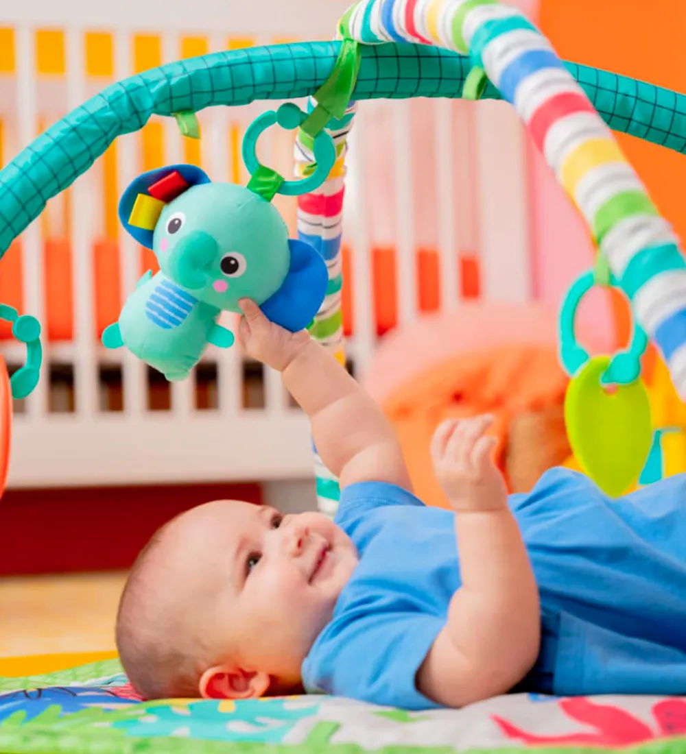 Bright Starts Legetæpper Og Legegulve|Aktivitetsstativer*Aktivitetstæppe - Wild Wiggles FoldAway