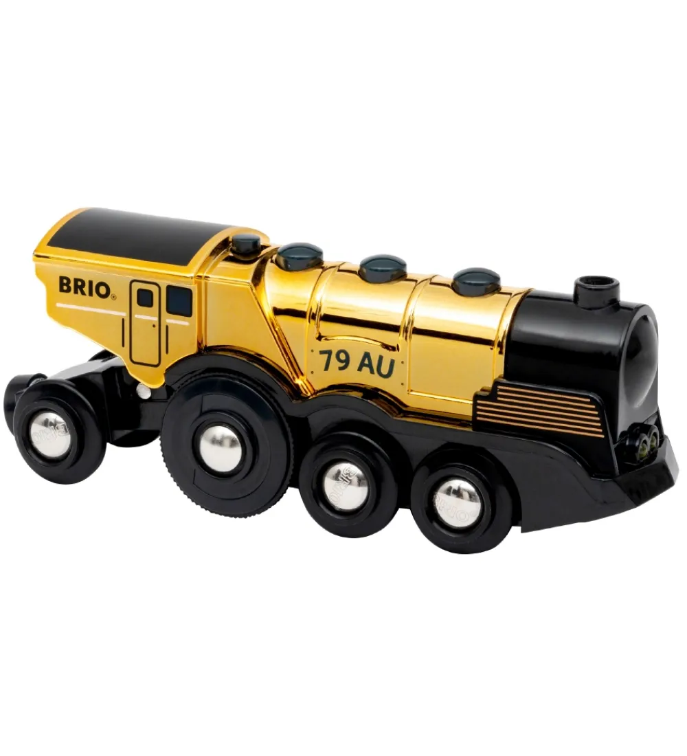 Brio-BRIO Actionlokomotiv - Batteridrevet - Guld 33630