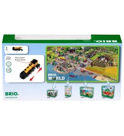 Brio-BRIO Actionlokomotiv - Batteridrevet - Guld 33630