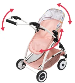 Brio-BRIO Dukkevogn - Flex - Rosa/Hvid 24906000