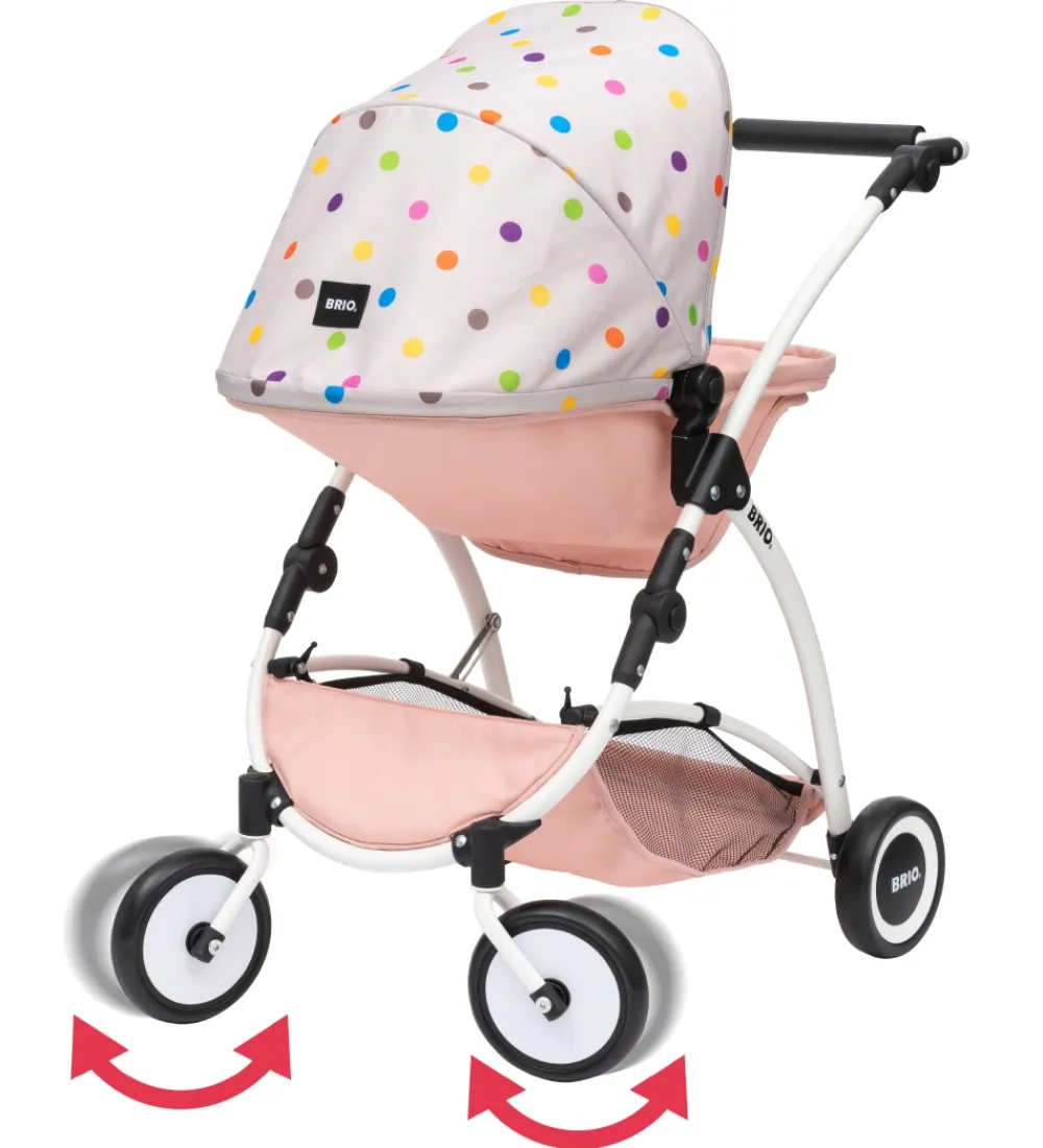 Brio-BRIO Dukkevogn - Flex - Rosa/Hvid 24906000