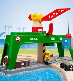 BRIO Brio*Legetøj - Containerkran 33996