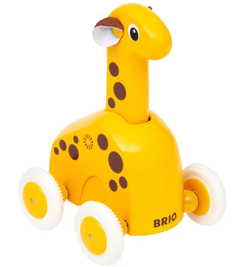 Brio-BRIO Skubbelegetøj - Giraf - Gul 30229