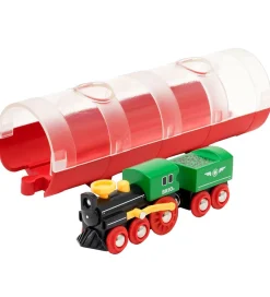 Brio-BRIO World Damplokomotiv m. Tunnel - Grøn 33892