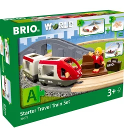 Brio-BRIO World Startsæt Med Passagertog - 22 Dele- 36079