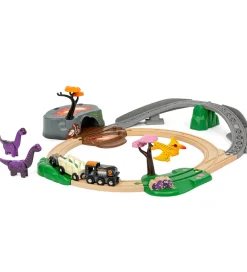 Brio-BRIO World Togbanesæt m. Dinosaurer - 21 dele - 36094