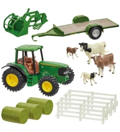 Traktorer-Britains Legesæt - 43257 - John Deere - 20 Dele - Farm In A Box