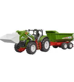 Traktorer-Bruder Traktor - RoadMax m. Frontlæsser og Trailer - 03452