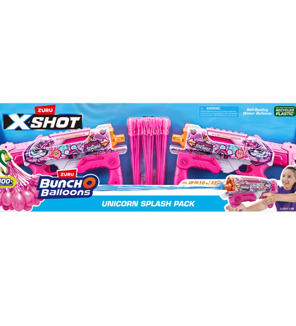 Bunch O Balloons Vandleg|Udeleg Og Udendørs Legetøj*Vandgeværer m. Vandballoner - 2-pak - Unicorn S