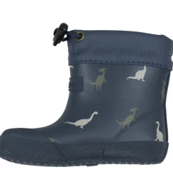 Bundgaard Gummistøvler*Gummistøvler m. For - Malik Navy Dino - Multi Colored