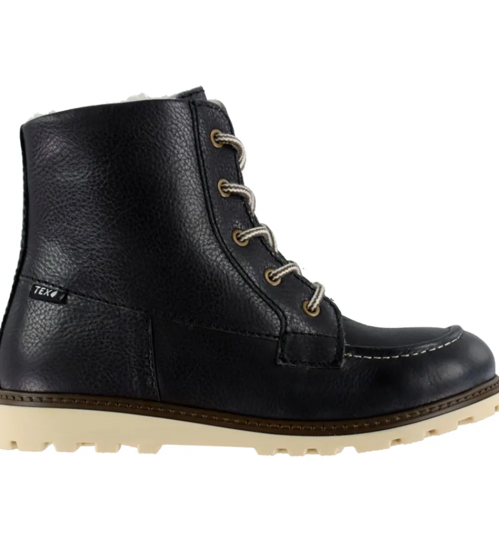 Vinterstøvler-Bundgaard Vinterstøvler - Tex - Riley - Wide Fit - Sort