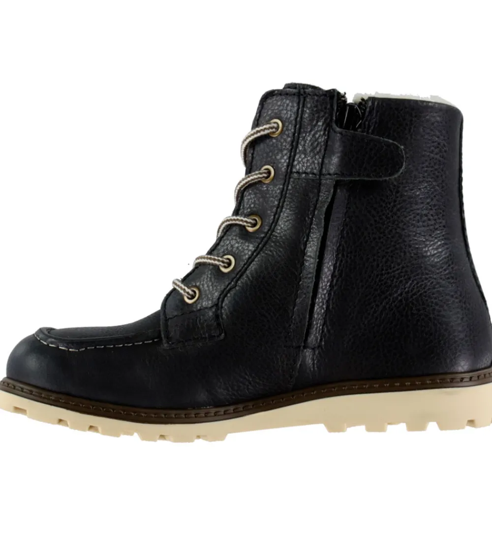 Vinterstøvler-Bundgaard Vinterstøvler - Tex - Riley - Wide Fit - Sort