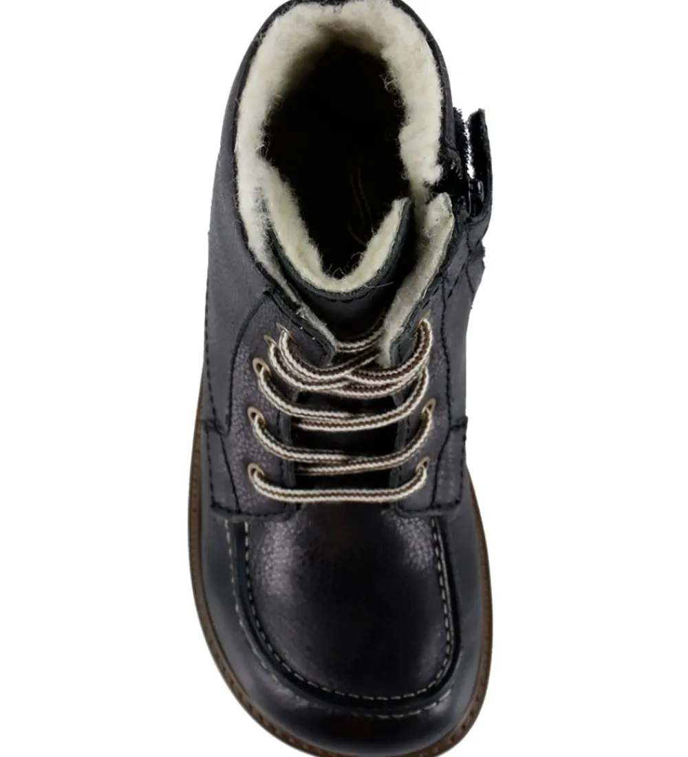 Vinterstøvler-Bundgaard Vinterstøvler - Tex - Riley - Wide Fit - Sort
