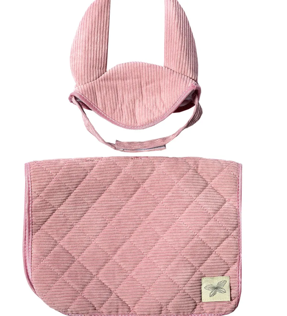 by ASTRUP Kæpheste*Sadelunderlag Til Kæpheste - Fløjl - Rosa