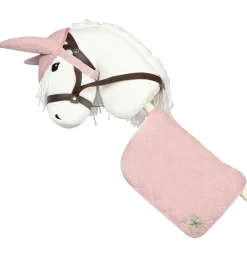 by ASTRUP Kæpheste*Sadelunderlag Til Kæpheste - Fløjl - Rosa