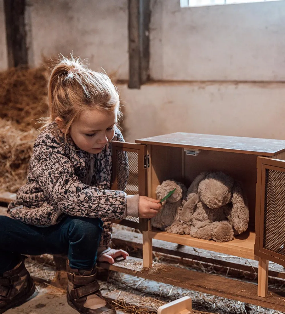 by ASTRUP Trælegetøj*Trælegetøj - Kaninbur Og Spring