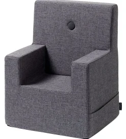 Stole-by KlipKlap Lænestol - Kids Chair XL - Blue Grey w. Grey