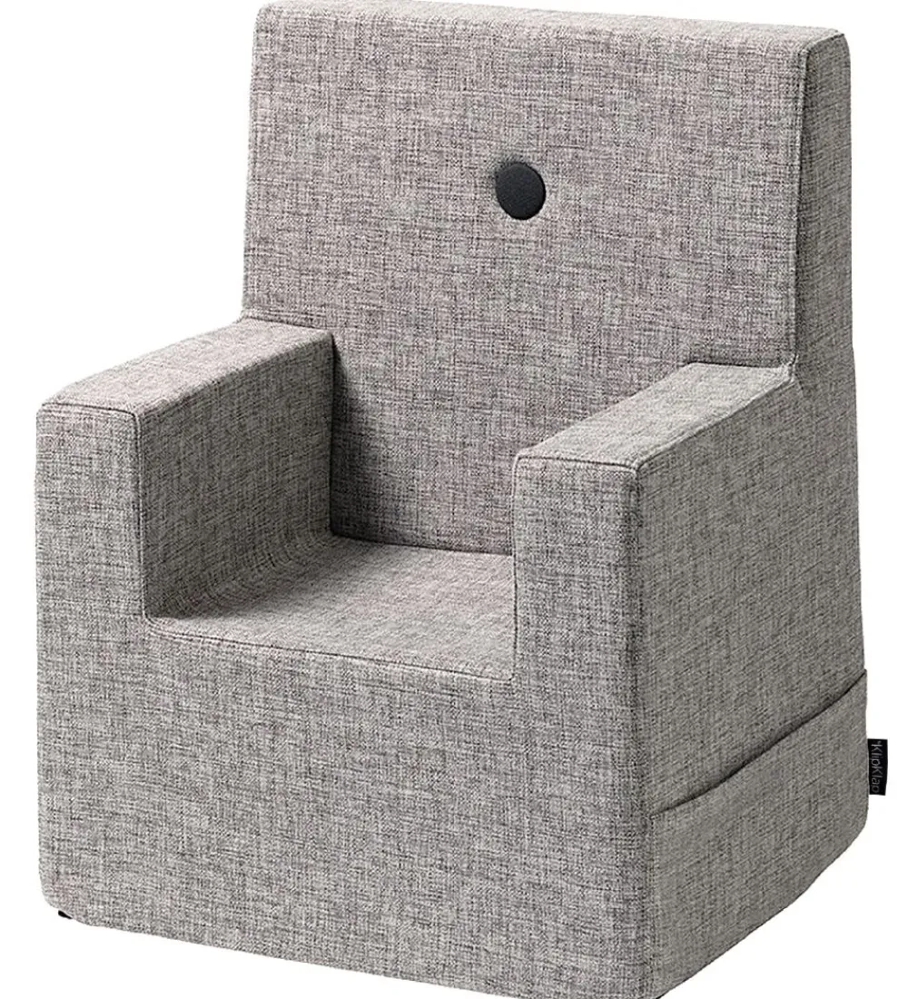 by KlipKlap Stole*Lænestol - Kids Chair XL - 63x49x42 cm - Multi Grey/