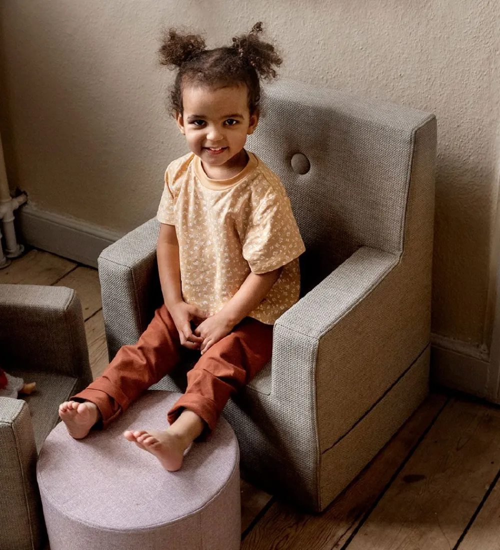 by KlipKlap Stole*Lænestol - Kids Chair - 43x43x50 cm - Sand/Sand