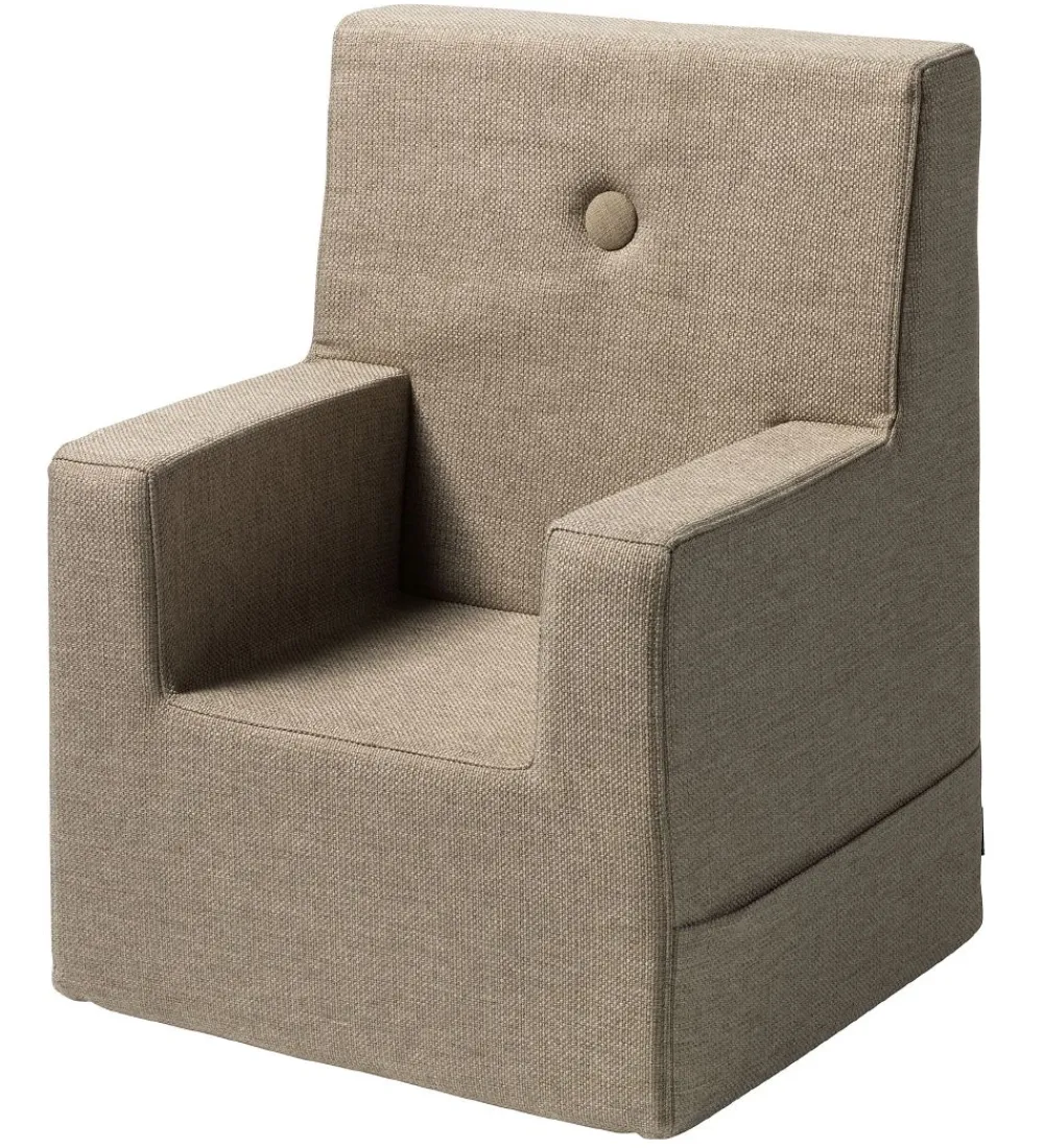 by KlipKlap Stole*Lænestol - Kids Chair XL - 49x42x63 cm - Sand/Sand