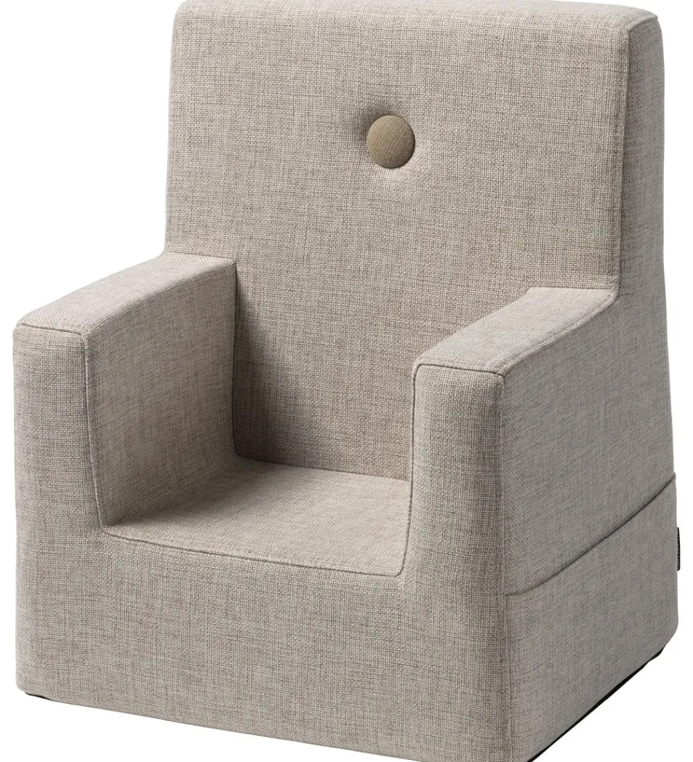by KlipKlap Stole*Lænestol - Kids Chair - 43x43x50 cm - Beige m. Sand