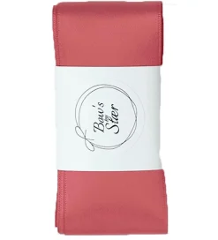 Hårbånd-By Stær Dåbsbånd m. Sløjfe - Satin - Dusty Berry