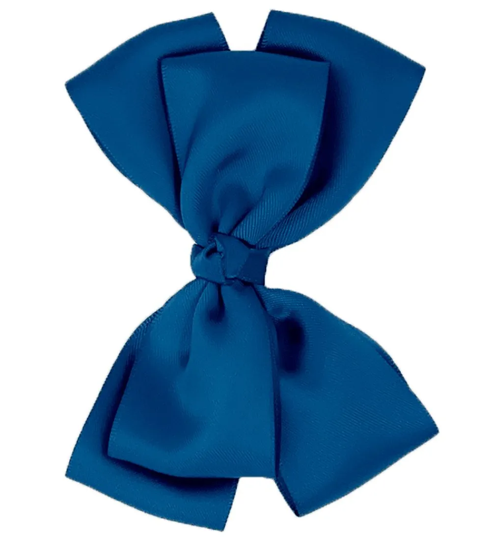 Hårbånd-By Stær Dåbsbånd m. Sløjfe - Satin - Double Bow - Navy
