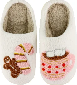 Hjemmesko-By Stær Hjemmesko - Slippers Jul - Rosa/Brun