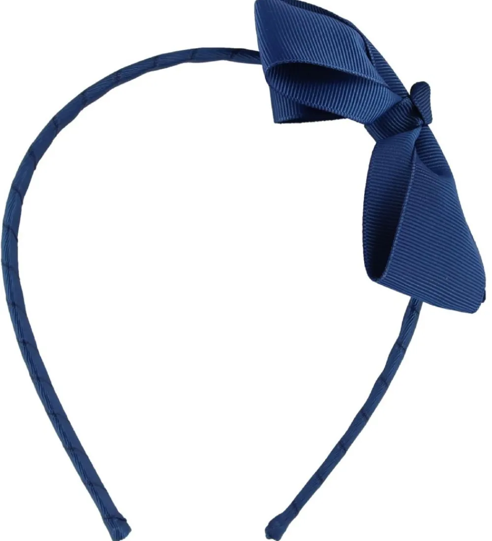 Hårbøjler-By Stær Hårbøjle - Navy m. Sløjfe